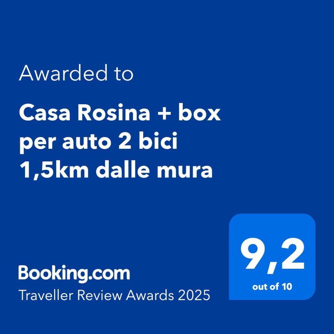 Apartamento Casa Rosina + Box Per Auto 2 Bici 1,5km Dalle Mura *
